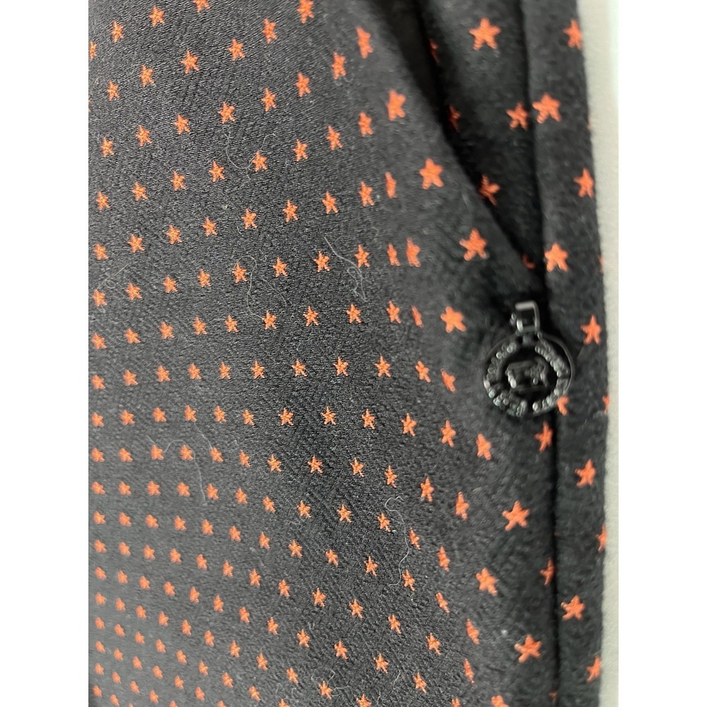 Scotch & Soda Magical Altitudes Star Jacquard Pant Size XL Black Red EUC - Picture 3 of 9
